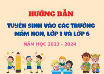 ảnh hướng dẫn tuyển sinh 2023 2024