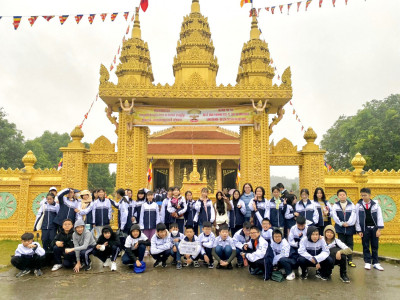Hoạt động học tập trải nghiệm  của trường THCS Mỗ Lao
