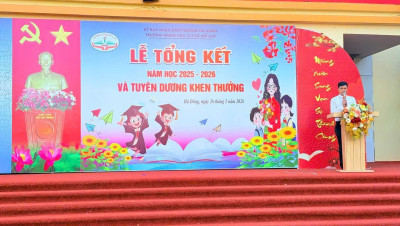 Trường THCS Mỗ Lao  tổ chức Lễ Bế giảng năm học 2025 – 2026