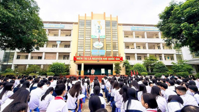Sinh hoạt dưới cờ tuần 33: Lan tỏa tinh thần Điện Biên – Khơi dậy ý chí học tập trong kỷ nguyên mới