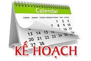 Kế hoạch công tác tháng 12 năm 2019
