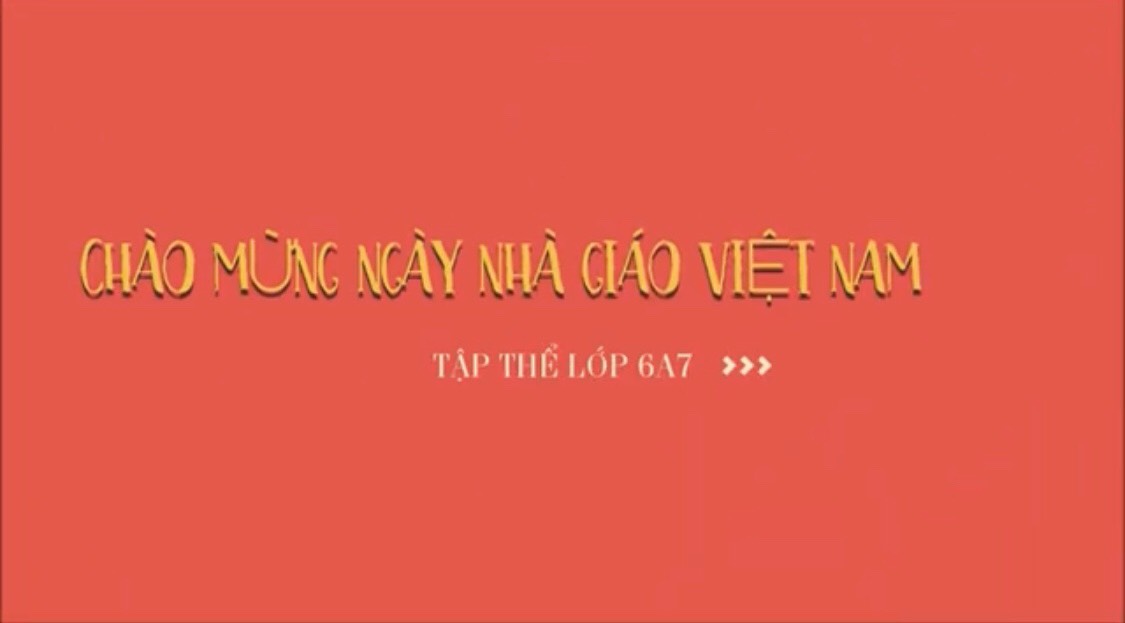 Bài dự thi của lớp 6A7 Trường THCS Mỗ Lao