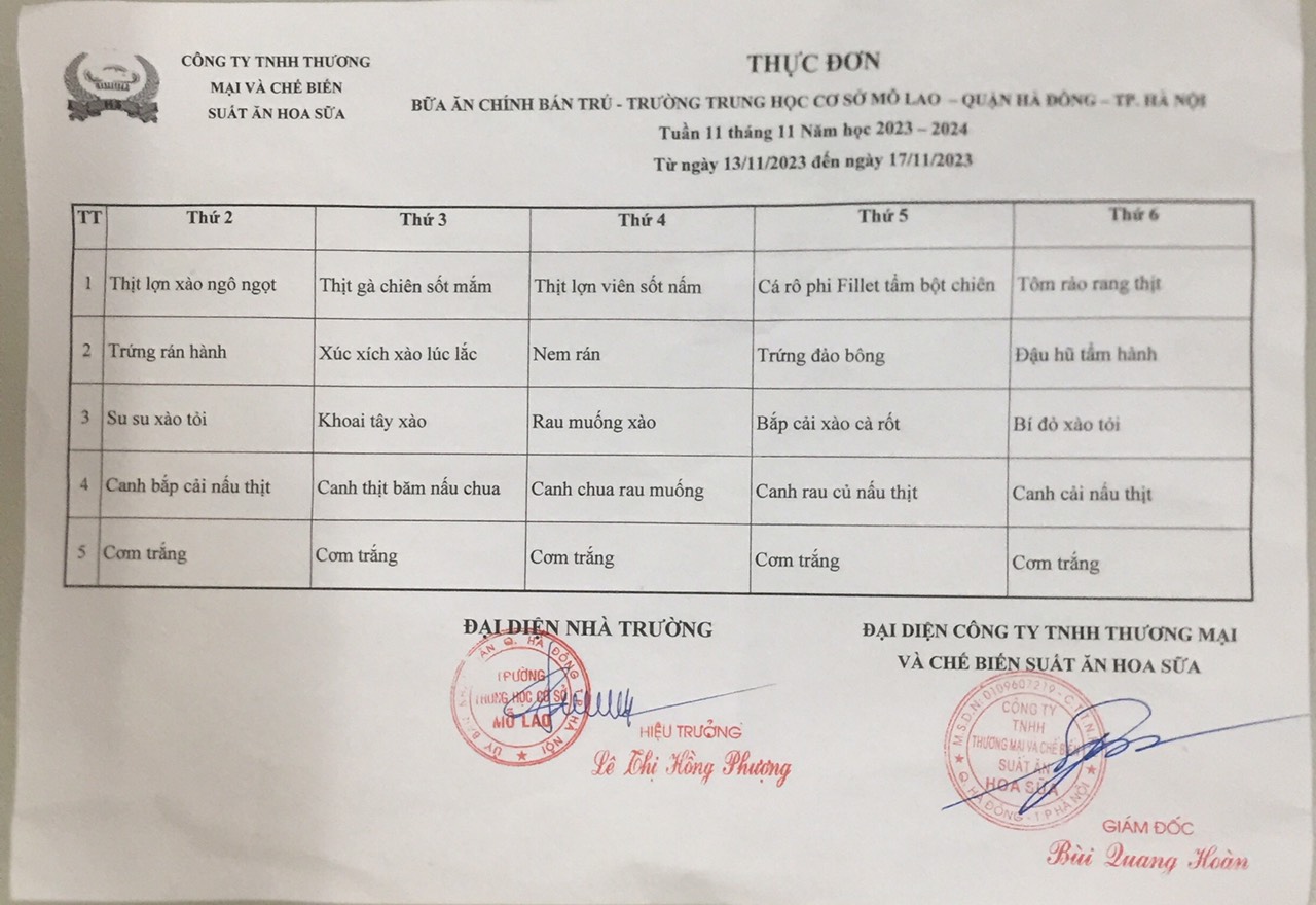 bán trú tuần 11