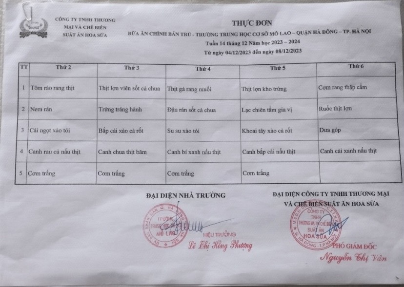 bán trú tuần 14