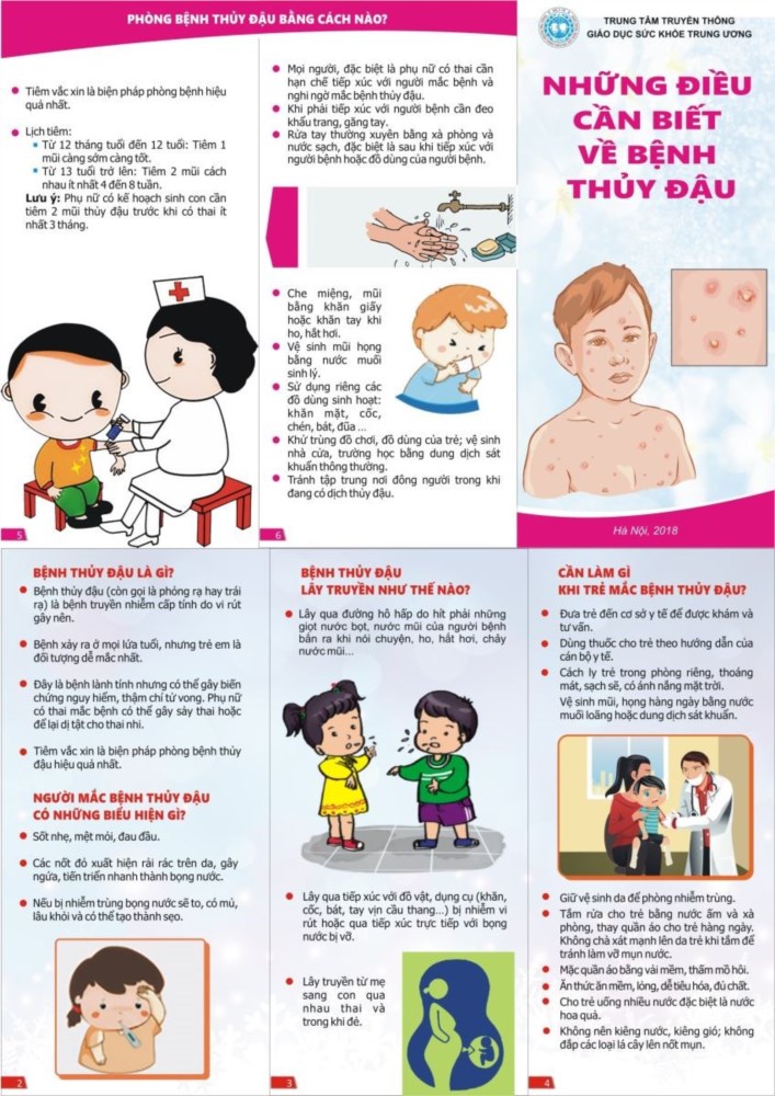 Những điều cần biết để phòng bệnh thủy đậu ở trẻ em