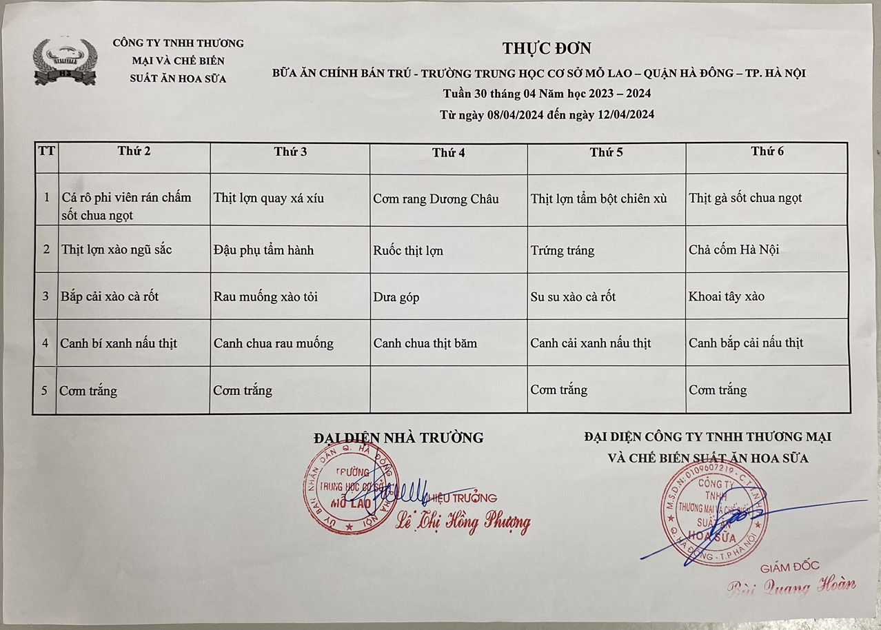 bán trú tuần 30